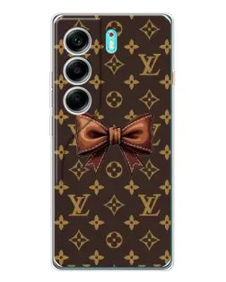 Чохол для TECNO Camon 40 з картинкою «LV з бантом»