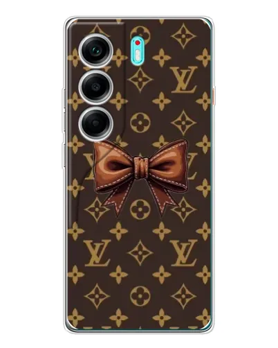 Чохол для TECNO Camon 40 з картинкою «LV з бантом» Чохол для TECNO Camon 40 з картинкою «LV з бантом»