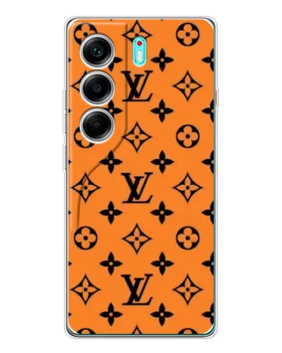 Чохол для TECNO Camon 40 з картинкою «Помаранчевий стиль LV» Чохол для TECNO Camon 40 з картинкою «Помаранчевий стиль LV»