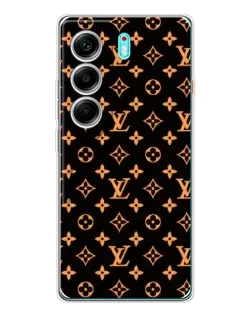 Чохол для TECNO Camon 40 з картинкою «Золота монограма LV»