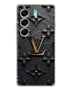 Чохол для TECNO Camon 40 з картинкою «Шкіряна текстура LV»