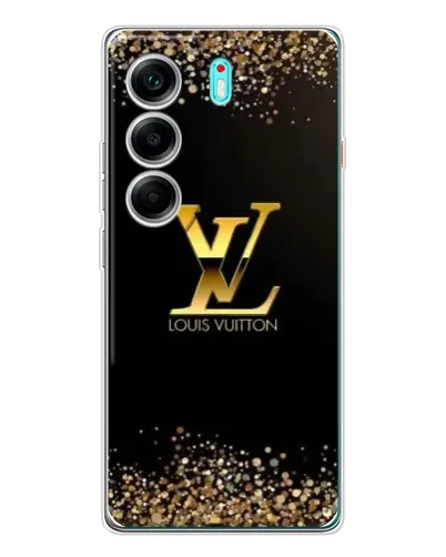 Чохол для TECNO Camon 40 з картинкою «LV — золоті іскри» Чохол для TECNO Camon 40 з картинкою «LV — золоті іскри»