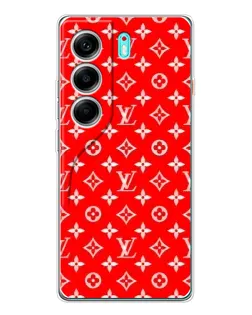 Чохол для TECNO Camon 40 з картинкою «Яскравий паттерн LV»