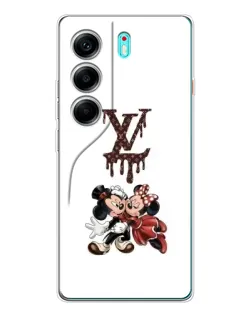 Чохол для TECNO Camon 40 з картинкою «LV та Міккі Маус»