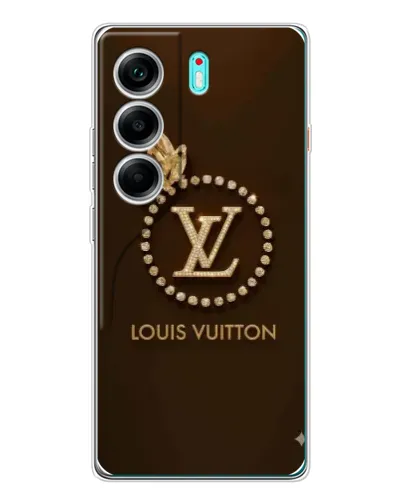 Чохол для TECNO Camon 40 з картинкою «LV — золота печатка» Чохол для TECNO Camon 40 з картинкою «LV — золота печатка»