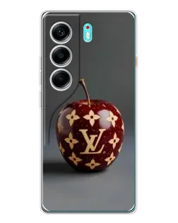 Чохол для TECNO Camon 40 з картинкою «Червоне яблуко LV»