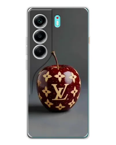 Чохол для TECNO Camon 40 з картинкою «Червоне яблуко LV» Чохол для TECNO Camon 40 з картинкою «Червоне яблуко LV»