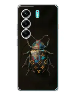 Чохол для TECNO Camon 40 з картинкою «LV — мармуровий принт»
