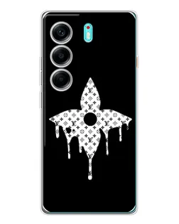 Чохол для TECNO Camon 40 з картинкою «Квіткова монограма»