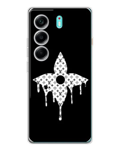 Чохол для TECNO Camon 40 з картинкою «Квіткова монограма» Чохол для TECNO Camon 40 з картинкою «Квіткова монограма»