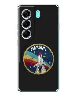 Чохол для TECNO Camon 40 з картинкою «NASA — емблема місії»