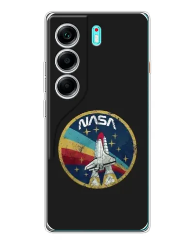 Чохол для TECNO Camon 40 з картинкою «NASA — емблема місії»