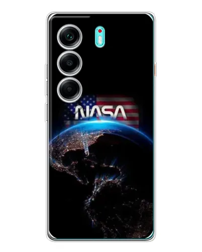 Чохол для TECNO Camon 40 з картинкою «Земля з космосу NASA»