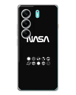 Чохол для TECNO Camon 40 з картинкою «NASA — технічний принт»