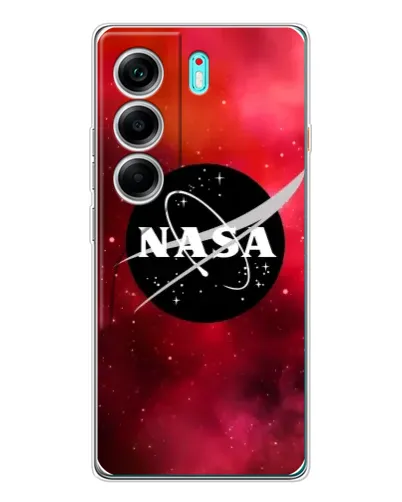 Чохол для TECNO Camon 40 з картинкою «NASA — червона туманність»