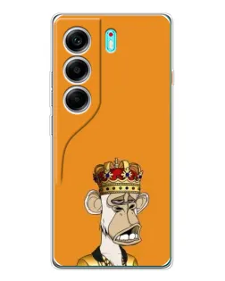 Чохол для TECNO Camon 40 з картинкою «Золота мавпа Bored Ape»