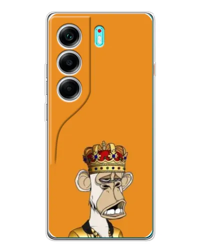 Чохол для TECNO Camon 40 з картинкою «Золота мавпа Bored Ape» Чохол для TECNO Camon 40 з картинкою «Золота мавпа Bored Ape»