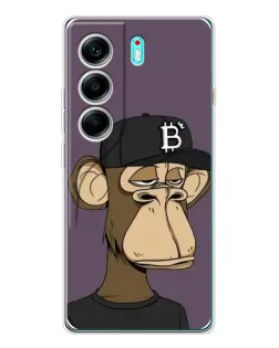 Чохол для TECNO Camon 40 з картинкою «Bored Ape в кепці»