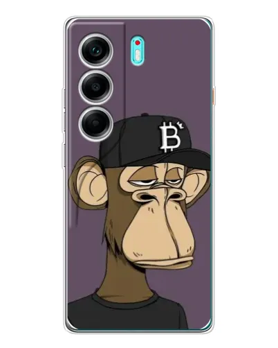 Чохол для TECNO Camon 40 з картинкою «Bored Ape в кепці» Чохол для TECNO Camon 40 з картинкою «Bored Ape в кепці»