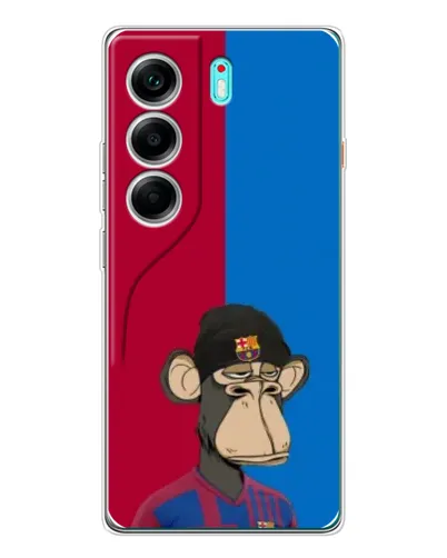 Чохол для TECNO Camon 40 з картинкою «Bored Ape — фанат Барси» Чохол для TECNO Camon 40 з картинкою «Bored Ape — фанат Барси»