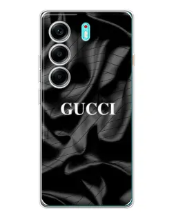 Чохол для TECNO Camon 40 з картинкою «Gucci — шовкові хвилі»