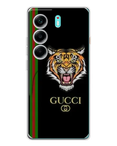 Чохол для TECNO Camon 40 з картинкою «Тигр Gucci»