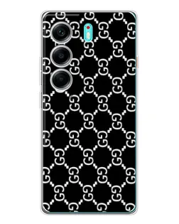 Чохол для TECNO Camon 40 з картинкою «Gucci — сітчастий паттерн»