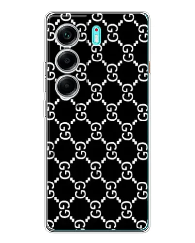 Чохол для TECNO Camon 40 з картинкою «Gucci — сітчастий паттерн»