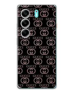 Чохол для TECNO Camon 40 з картинкою «Класична монограма Gucci»
