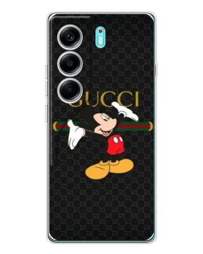 Чохол для TECNO Camon 40 з картинкою «Міккі Маус Gucci»