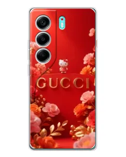 Чохол для TECNO Camon 40 з картинкою «Gucci — золотий сад»