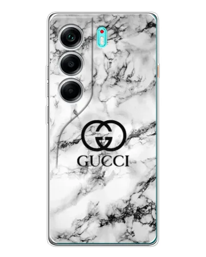 Чохол для TECNO Camon 40 з картинкою «Gucci — мармуровий шик»