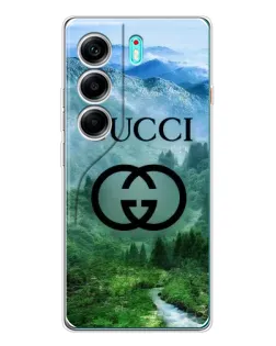 Чохол для TECNO Camon 40 з картинкою «Gucci — гірський пейзаж»
