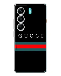 Чохол для TECNO Camon 40 з картинкою «Gucci — червоний пояс»