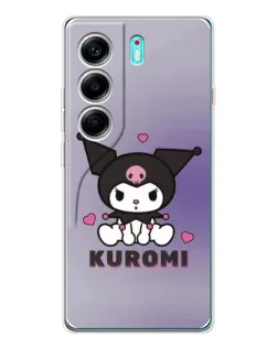 Чехол для TECNO Camon 40 с картинкой «Kuromi — фиолетовый арт» Чехол для TECNO Camon 40 с картинкой «Kuromi — фиолетовый арт»