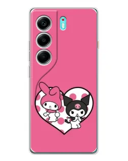 Чехол для TECNO Camon 40 с картинкой «Kuromi и My Melody» Чехол для TECNO Camon 40 с картинкой «Kuromi и My Melody»