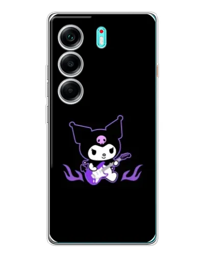 Чехол для TECNO Camon 40 с картинкой «Электрическая Kuromi»