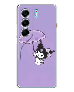 Чехол для TECNO Camon 40 с картинкой «Kuromi с зонтиком» Чехол для TECNO Camon 40 с картинкой «Kuromi с зонтиком»