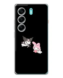 Чехол для TECNO Camon 40 с картинкой «My Melody и Kuromi» Чехол для TECNO Camon 40 с картинкой «My Melody и Kuromi»