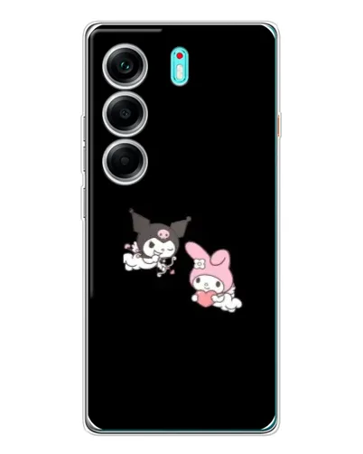 Чехол для TECNO Camon 40 с картинкой «My Melody и Kuromi»
