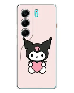 Чехол для TECNO Camon 40 с картинкой «Kuromi и сердце» Чехол для TECNO Camon 40 с картинкой «Kuromi и сердце»