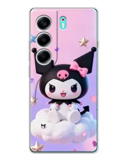 Чехол для TECNO Camon 40 с картинкой «Рок-звезда Kuromi» Чехол для TECNO Camon 40 с картинкой «Рок-звезда Kuromi»