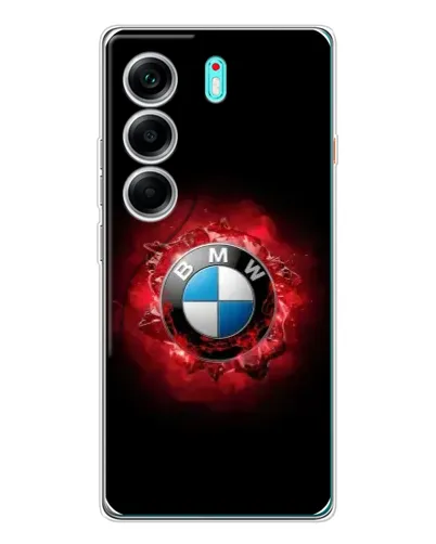 Чохол для TECNO Camon 40 з картинкою «Логотип BMW — спалах»