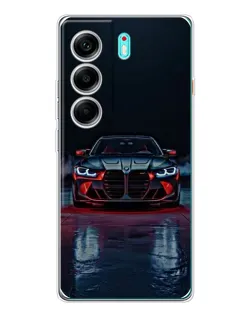 Чохол для TECNO Camon 40 з картинкою «BMW на мокрій дорозі»