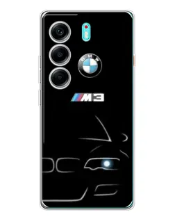 Чохол для TECNO Camon 40 з картинкою «Мінімалістичний принт BMW M3»
