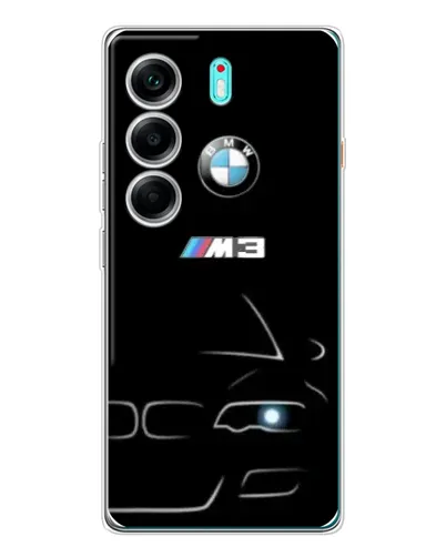 Чохол для TECNO Camon 40 з картинкою «Мінімалістичний принт BMW M3»
