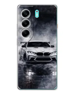 Чохол для TECNO Camon 40 з картинкою «BMW крізь туман»
