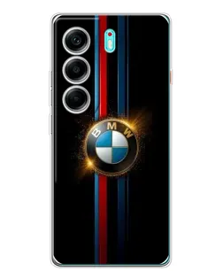 Чохол для TECNO Camon 40 з картинкою «BMW M-Power неон»