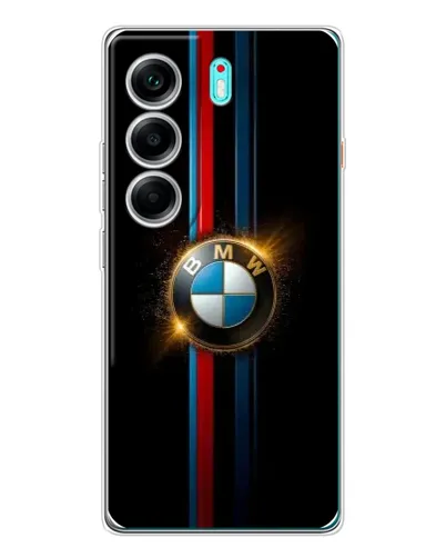 Чохол для TECNO Camon 40 з картинкою «BMW M-Power неон»