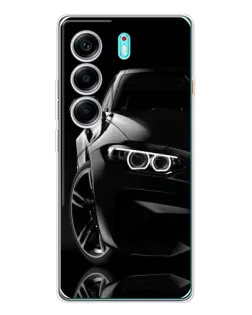 Чехол для TECNO Camon 40 с картинкой «Черная BMW — профиль» Чехол для TECNO Camon 40 с картинкой «Черная BMW — профиль»